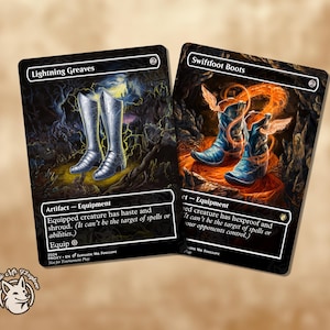 Grebas de relámpago y botas de pata veloz / Cartas proxy