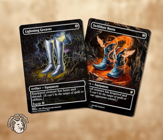 Lightning Greaves & Swiftftoot Boots | Proxy Cards