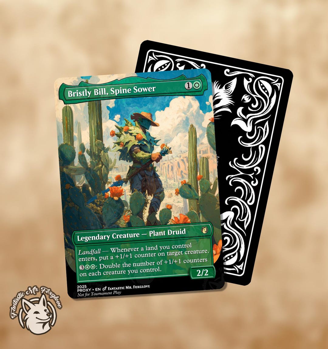 mtg bristly bill commander deck Amazon.com: 4X | Bristly Bill, Spine Sower | Anime | Full Art