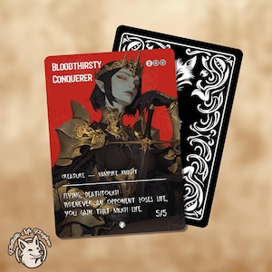 Conquistador sanguinario / Tarjeta proxy: ¡nuevo diseño de marco!