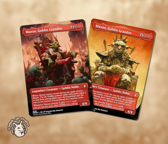 Muxus, Goblin Grandee | Proxy Card