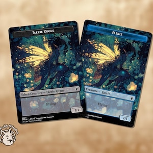 Jeton Faerie et Voleur Faerie | Carte de procuration artistique personnalisée