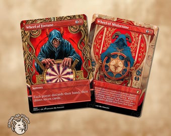 Wheel of Fortune & Misfortune | Proxy Cards - Etsy