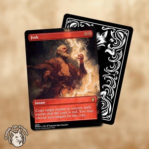 mtg cards like fork Similar to (EX) Mint / near mint condition trading card Revised Fork BGS 9 (5535)