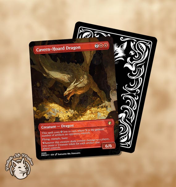 Cavern-Hoard Dragon | Proxy Card
