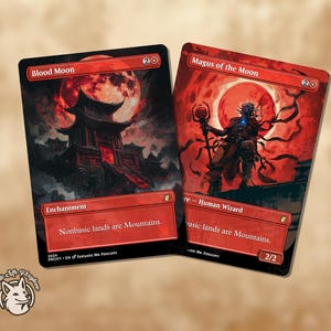 Luna di Sangue e Mago della Luna / Carte Proxy