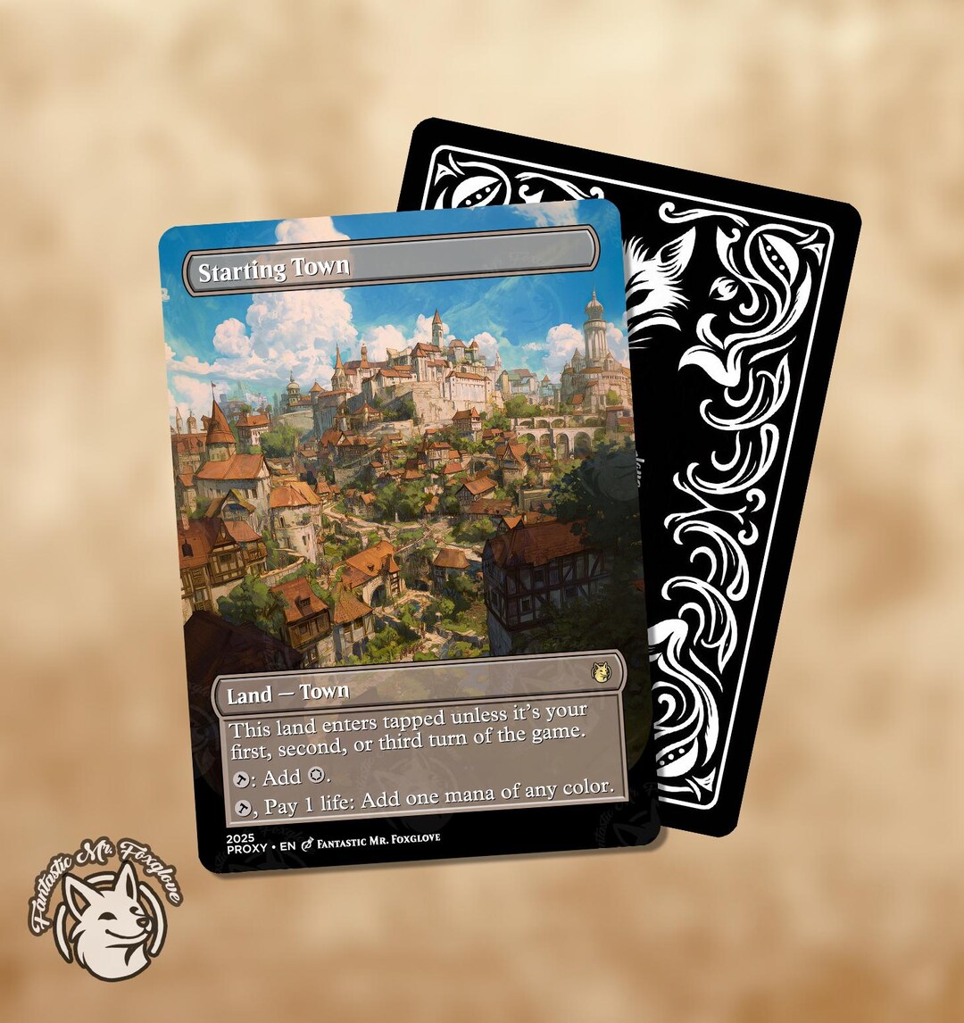 Starting Town 3枚セット MTG Starting Town | Proxy Card - Etsy
