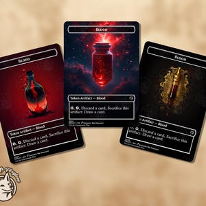 Blood Token | Proxy Cards — Perfect for a Vampire Deck!