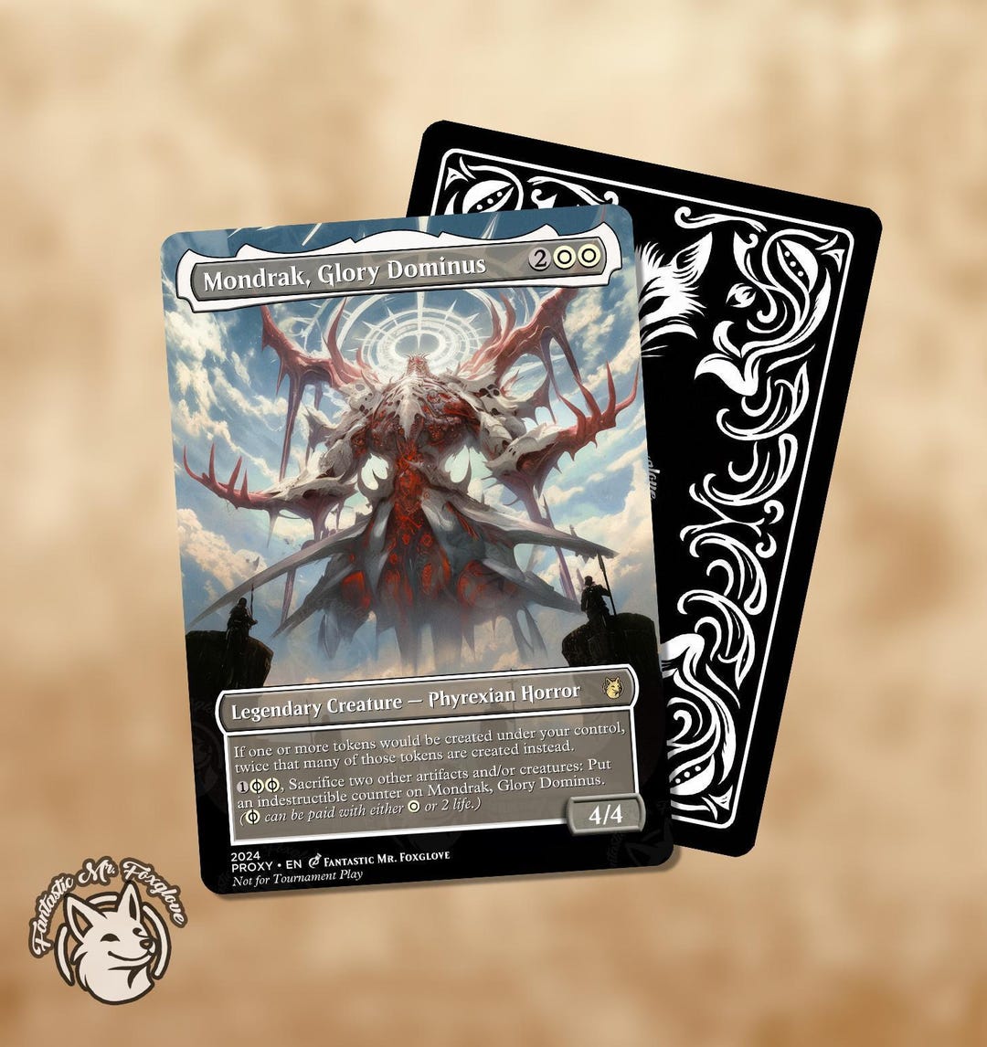 Mondrak, Glory Dominus | Proxy Card — Choose From 6 Art Options