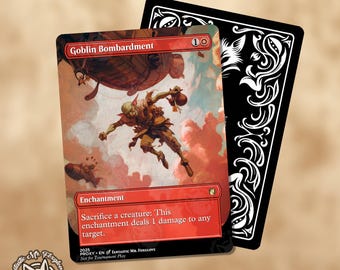 Goblin Bombardment | Proxy Card - Etsy
