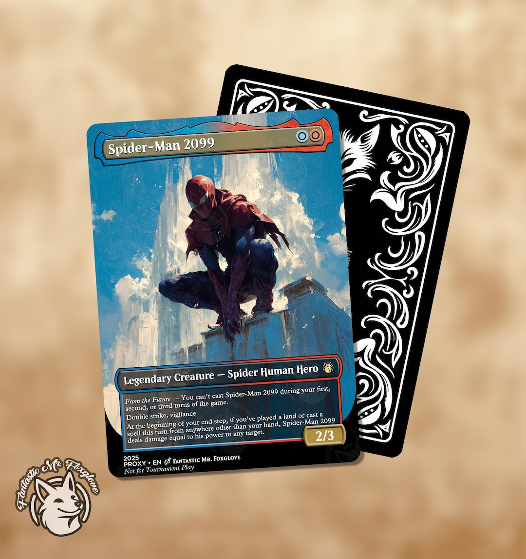 アミーボカード Spider-mΛn 2099 | Proxy Card - Etsy