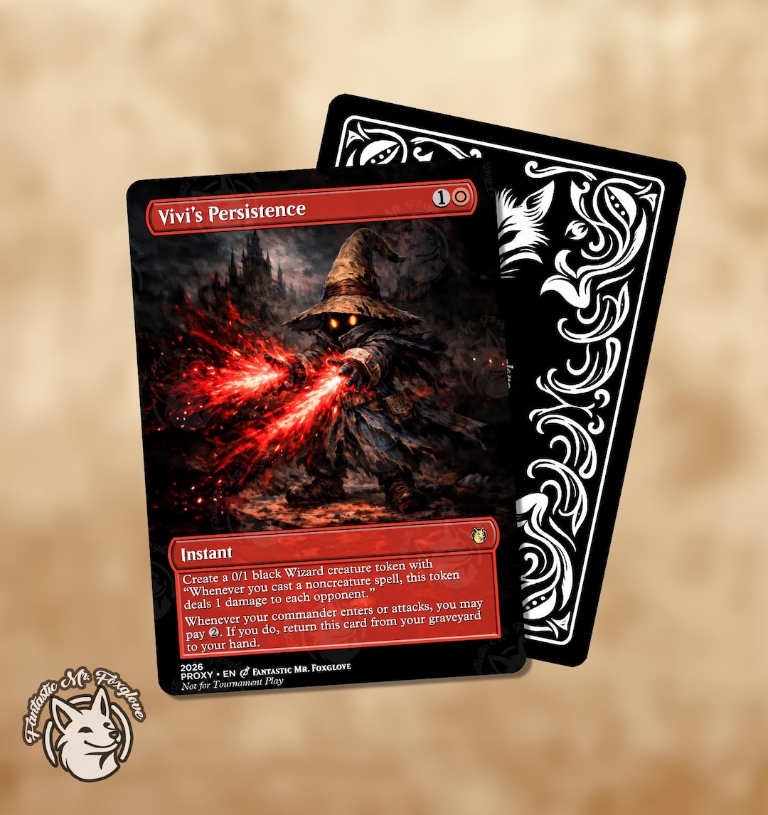Vivi's Persistence | Proxy Card - Etsy
