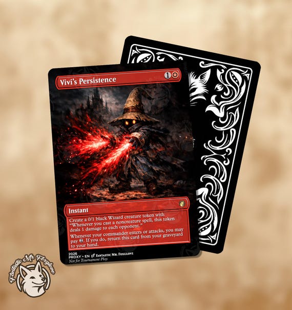 Vivi's Persistence | Proxy Card - Etsy Israel Vivi's Persistence | Proxy Card - Etsy Israel