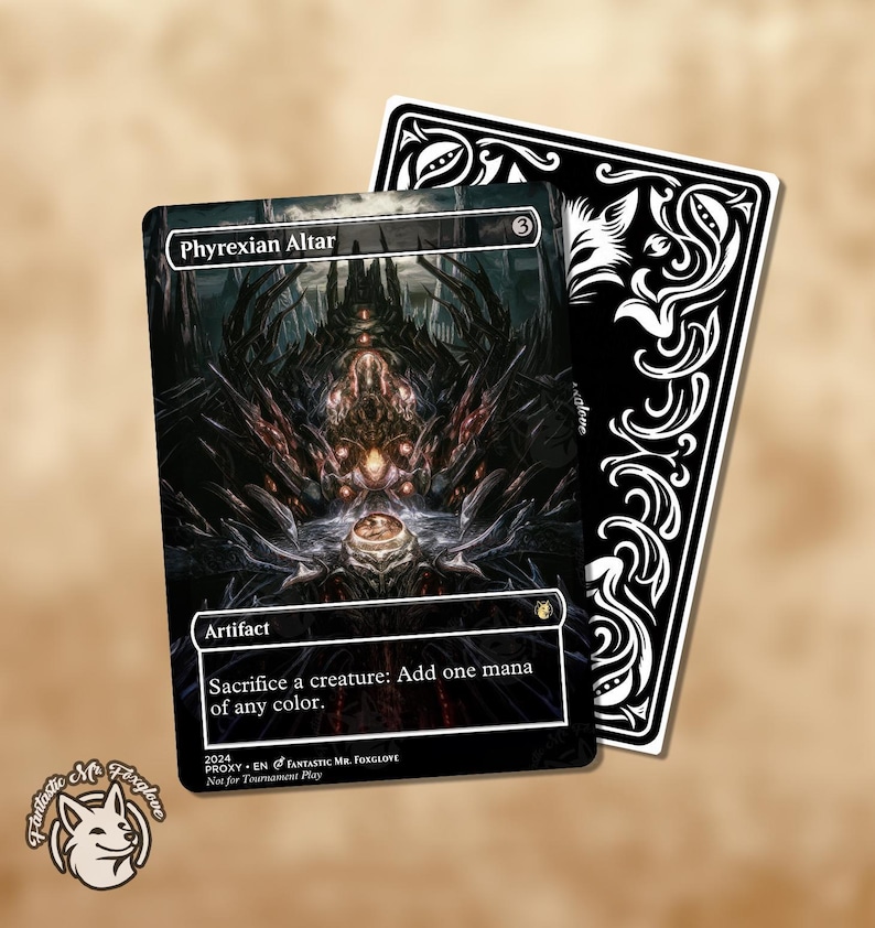 3 Combo Altars | Proxy Cards — Ashnod's Altar, Phyrexian Altar & Altar of Dementia image 4