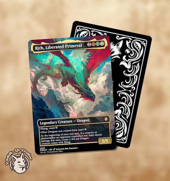 Rith, Liberated Primeval | Proxy Card — Choose Your Art! - Etsy