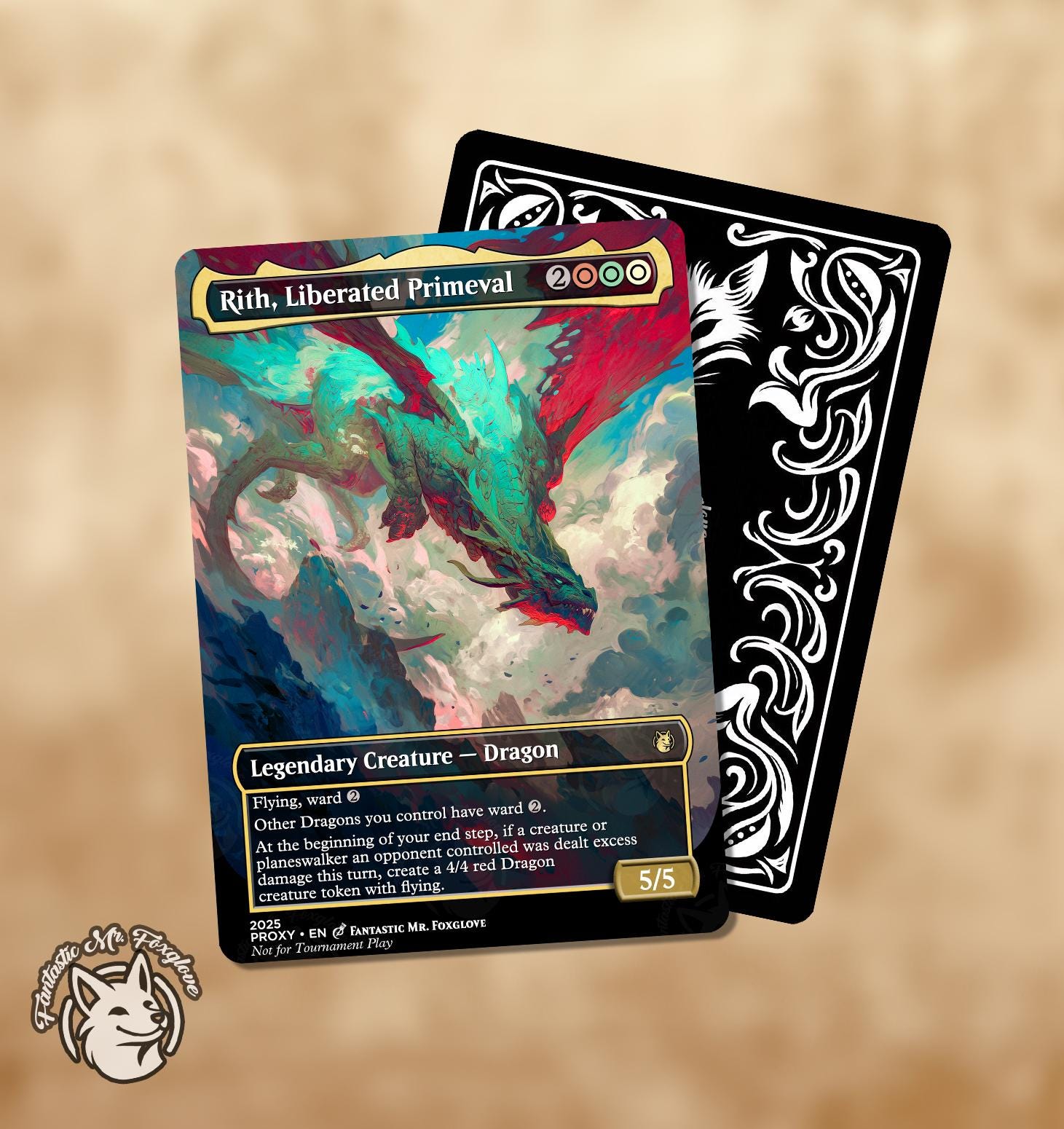 Rith, Liberated Primeval | Proxy Card — Choose Your Art! - Etsy