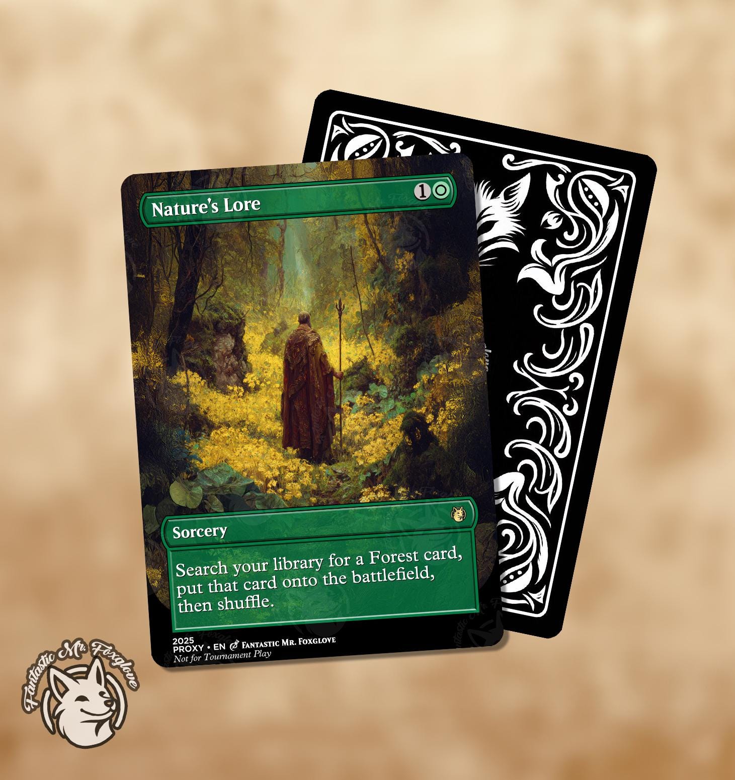 Nature's Lore and Three Visits | Proxy Cards - Etsy