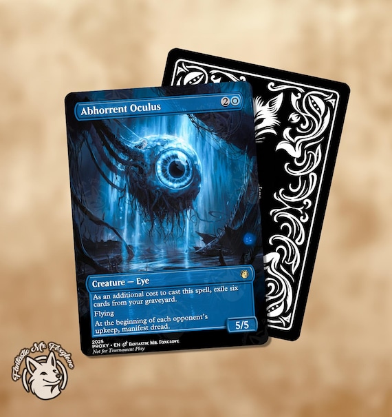 abhorrent oculus mtg card Eye of Cthulhu Terraria Crossover copy written or trademarked by WOTC are not used and any overlapping text or names are pure coincidence duskmourn mtg Archives - The