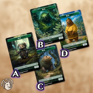 Jeton ours | Carte de procuration : choisissez votre oeuvre d'art !