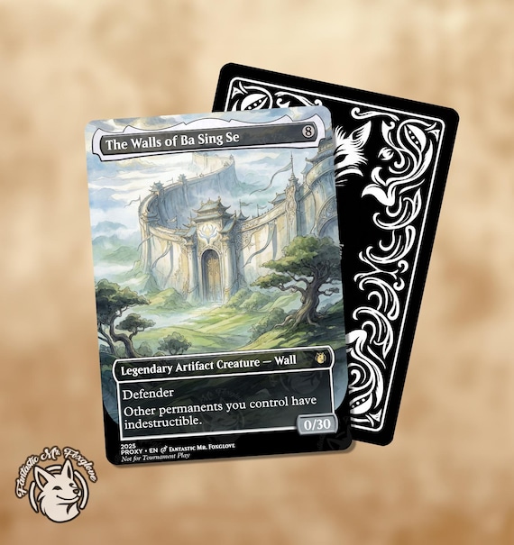 The Walls of Ba Sing Se | Proxy Card - Etsy