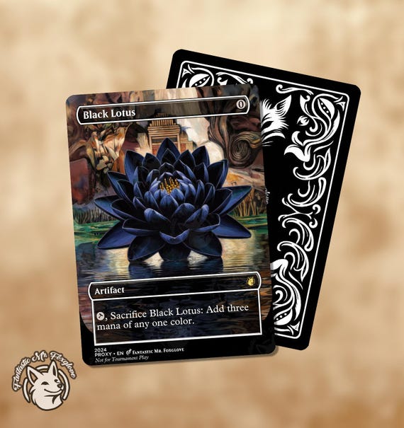 Black Lotus | Proxy for Cube & Vintage (choose Your Art!) — Power