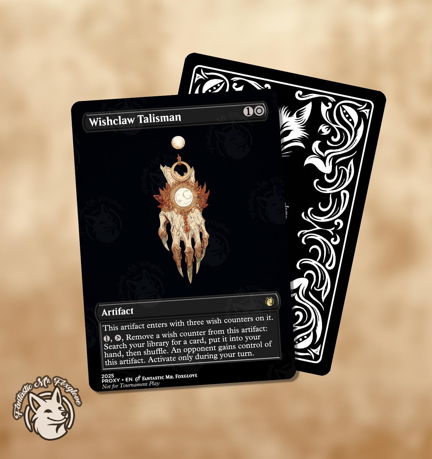 Wishclaw Talisman | Proxy Card — Choose Your Art! - Etsy