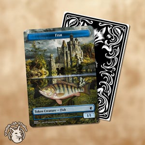 Gettone pesce / Carta proxy artistica personalizzata