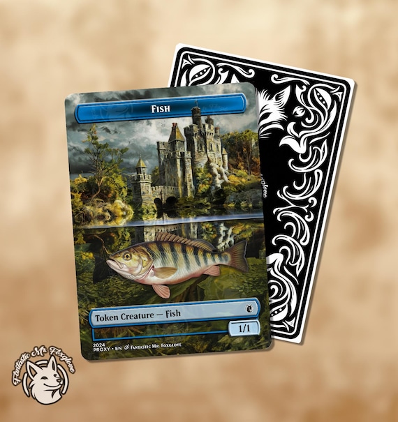 Fish Token | Custom Art Proxy Card