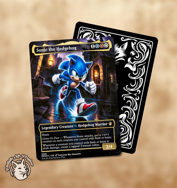 S0nic | Proxy Card  Choose From 2 Arts! - Etsy