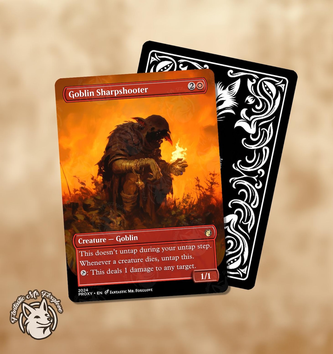 Goblin Sharpshooter | Proxy Card - Etsy