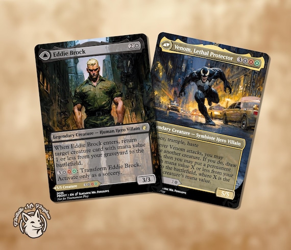 venom eddie brock mtg card Amazon.com: Mtg Devil Cards main image 1