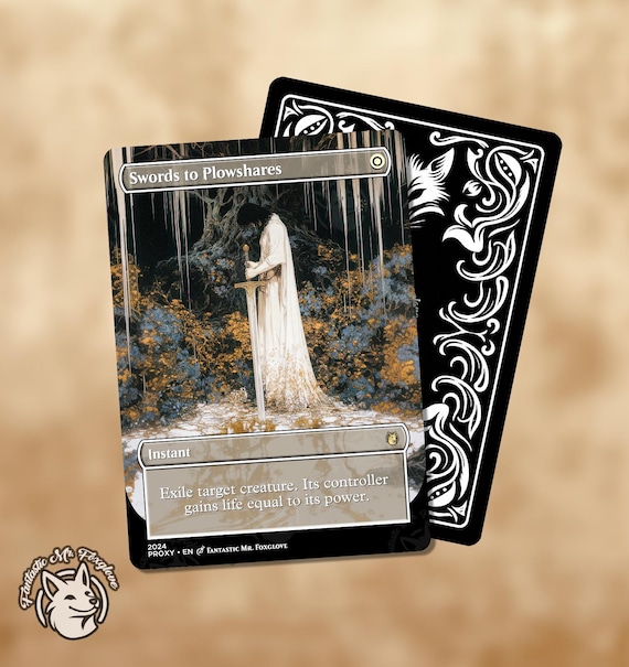 Swords to Plowshares | Proxy Card — Choose Your Art! - Etsy