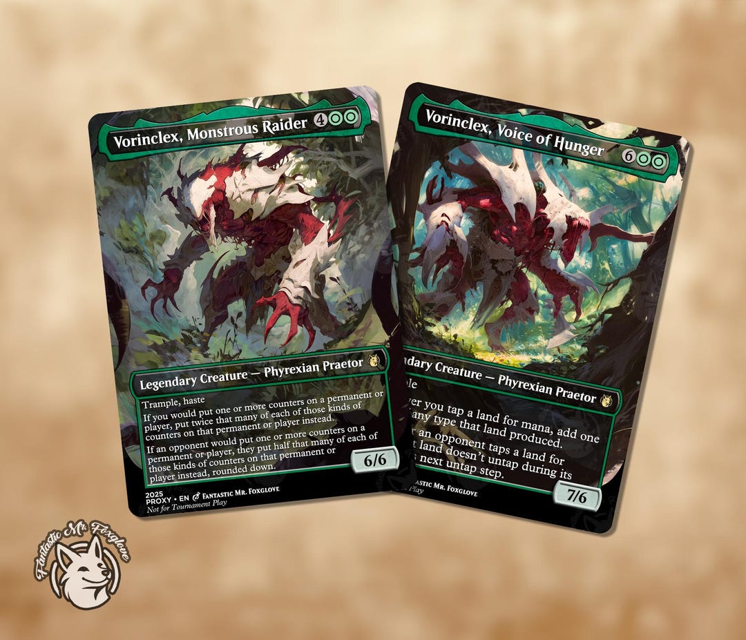 ヴォリンクレックス、怪物的略奪者と飢餓の声 | プロキシカード - Etsy