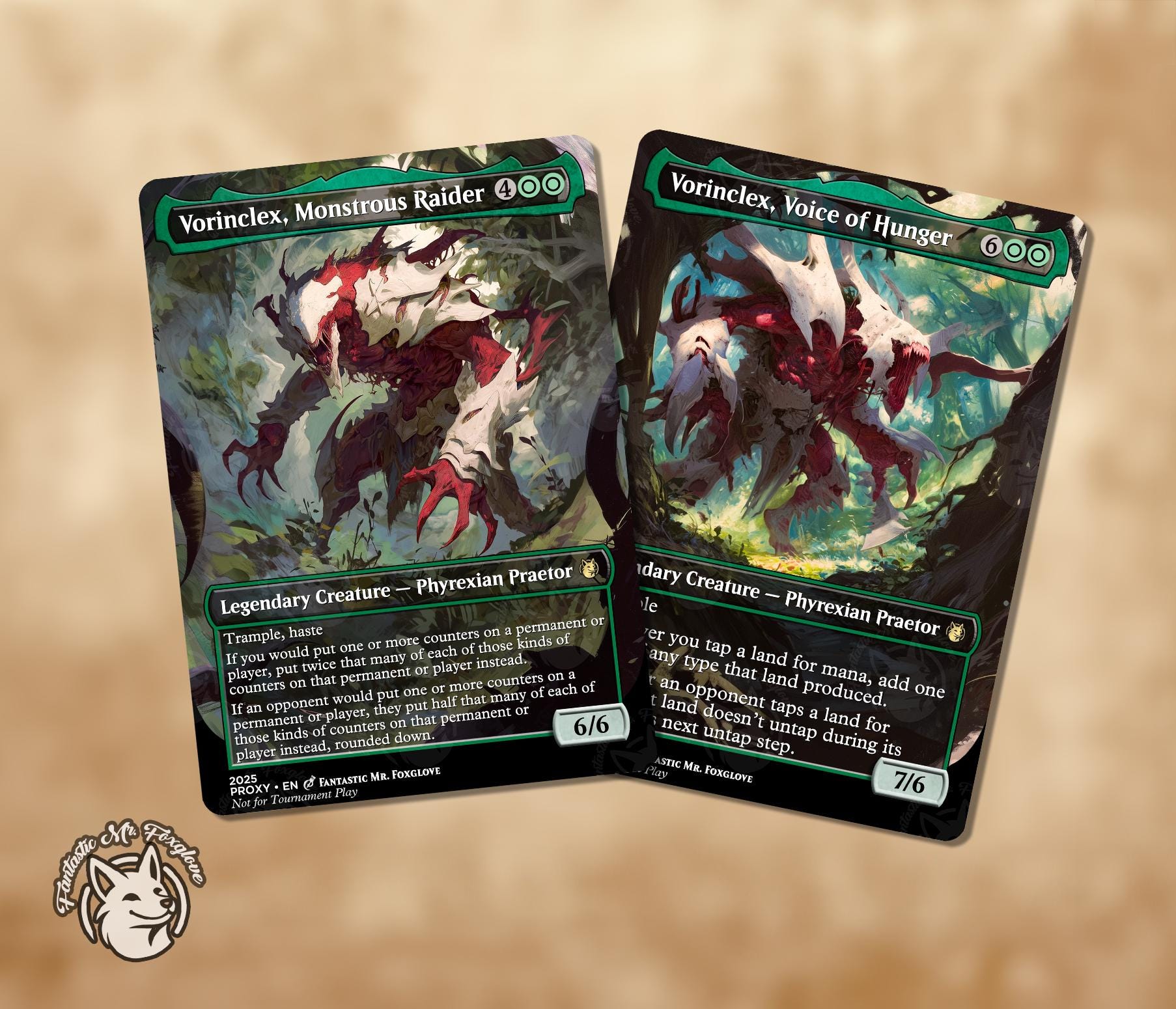 ヴォリンクレックス、怪物的略奪者と飢餓の声 | プロキシカード - Etsy