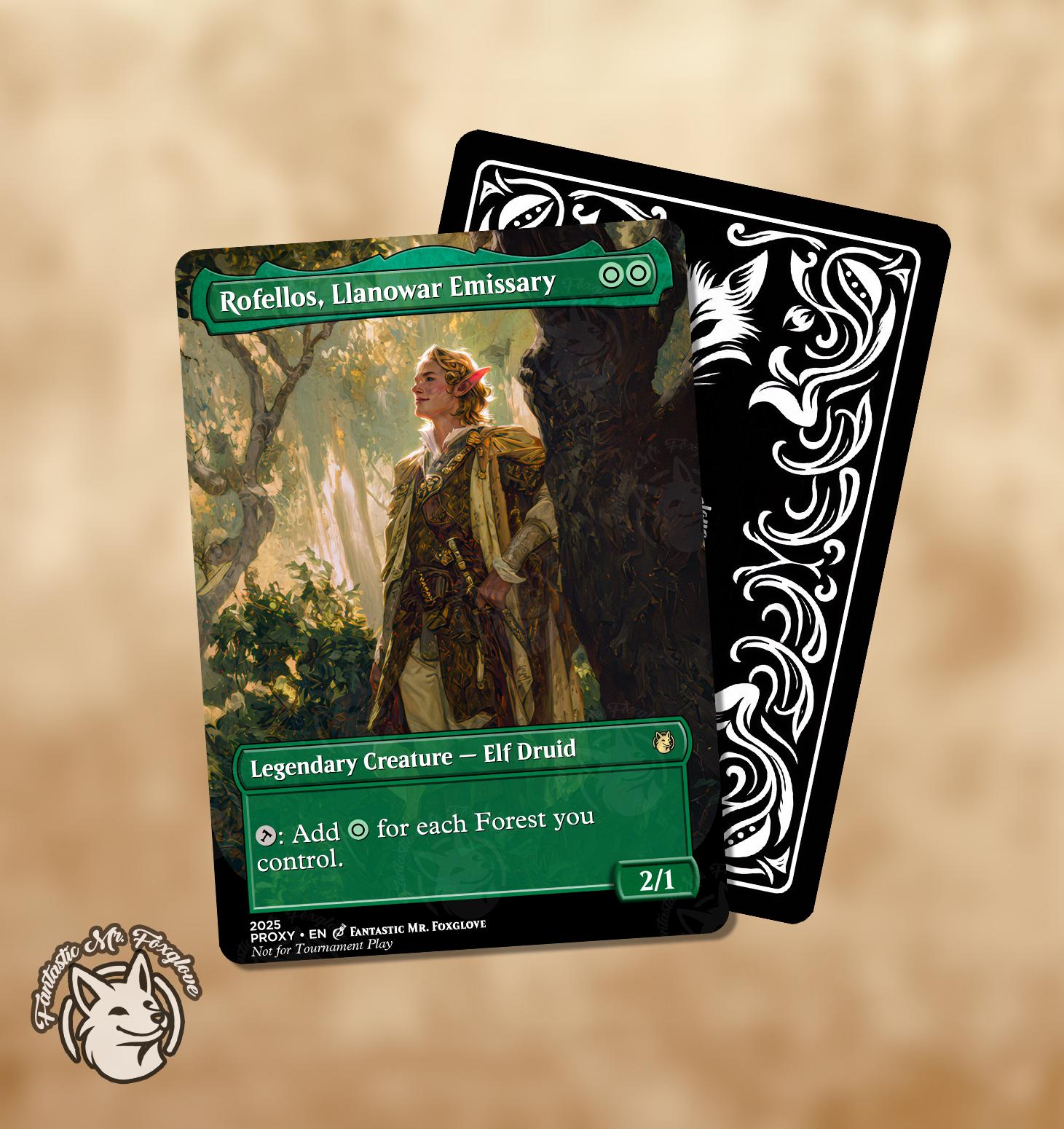 MTG ラノワールの使者ロフェロス ラノワールの使者ロフェロス アーティストプルーフRofellos Rofellos