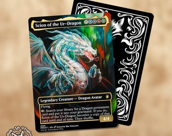 Scion of the Ur-dragon | Proxy Card — Choose Your Art! - Etsy