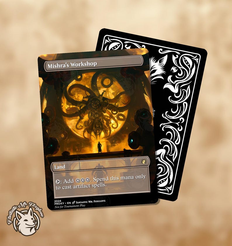 Mishra's Workshop | Proxy Card - Etsy