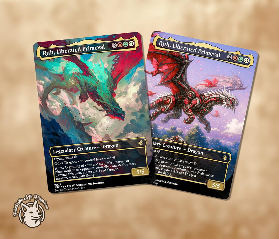 Rith, Liberated Primeval | Proxy Card — Choose Your Art! - Etsy
