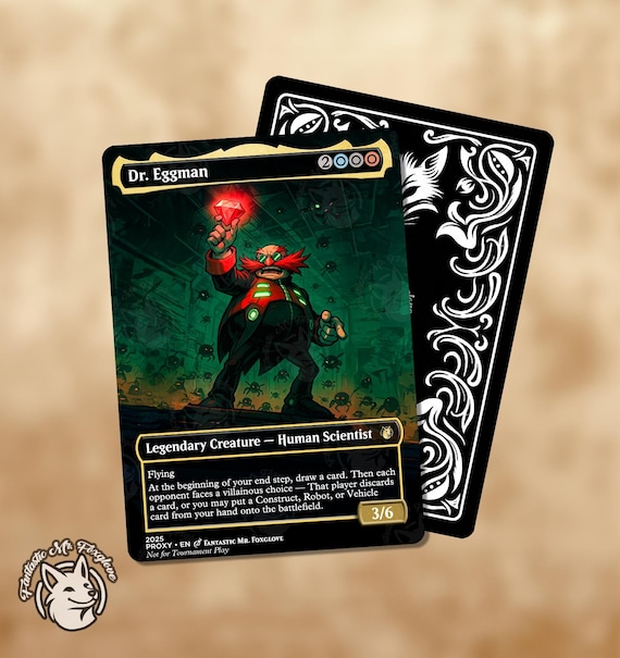 villainous choice mtg cards Magic the Gathering Secret Lair x Sonic The Hedgehog: Friends & Foes