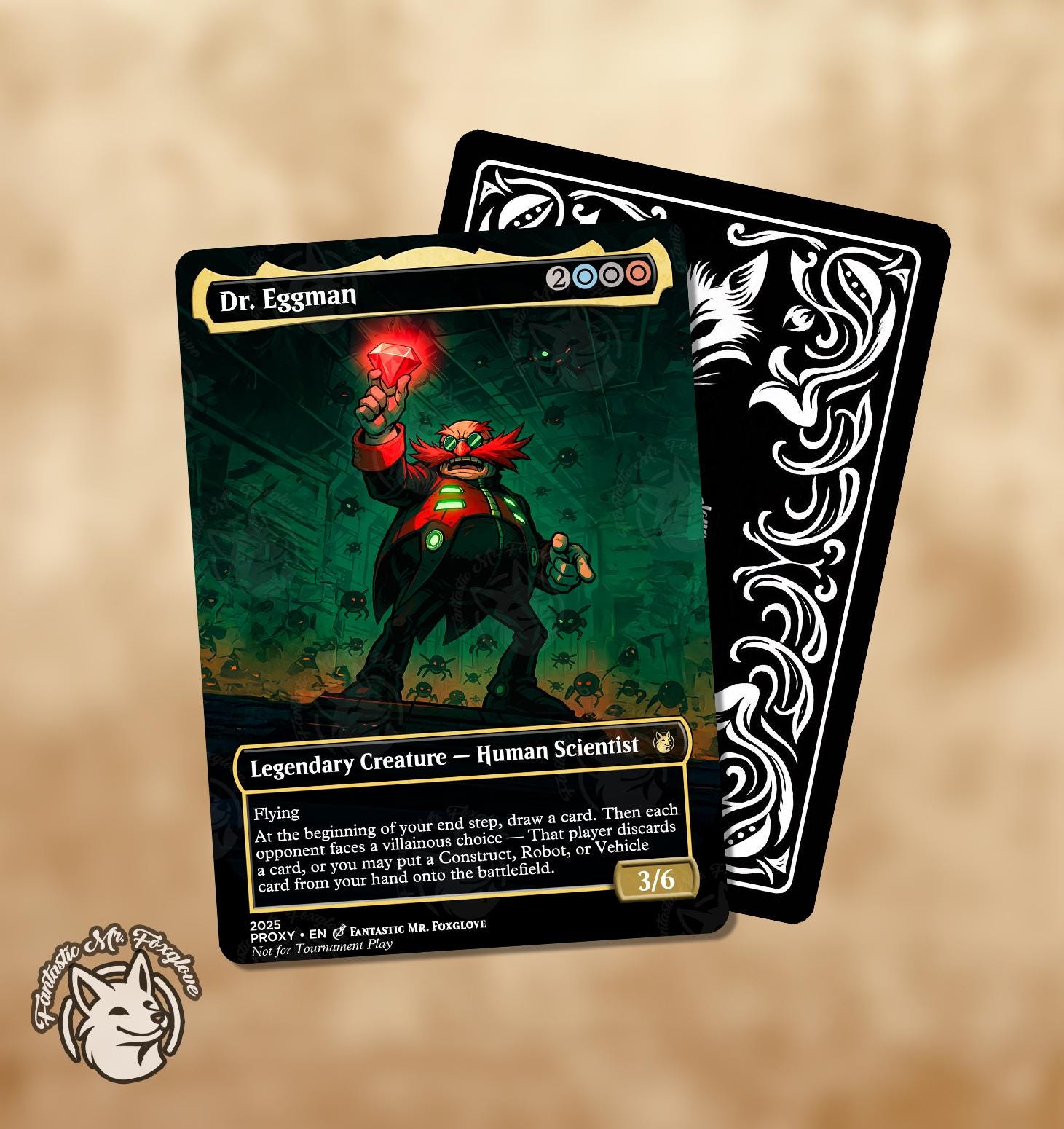Dr Eggman Card Sleeves - Etsy