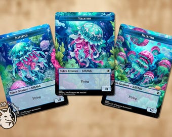 Jellyfish Token | Proxy Card Perfect for Cynette, Jelly Drover — Choose Your Art!