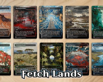 10 Fetch Lands | Proxy Cards