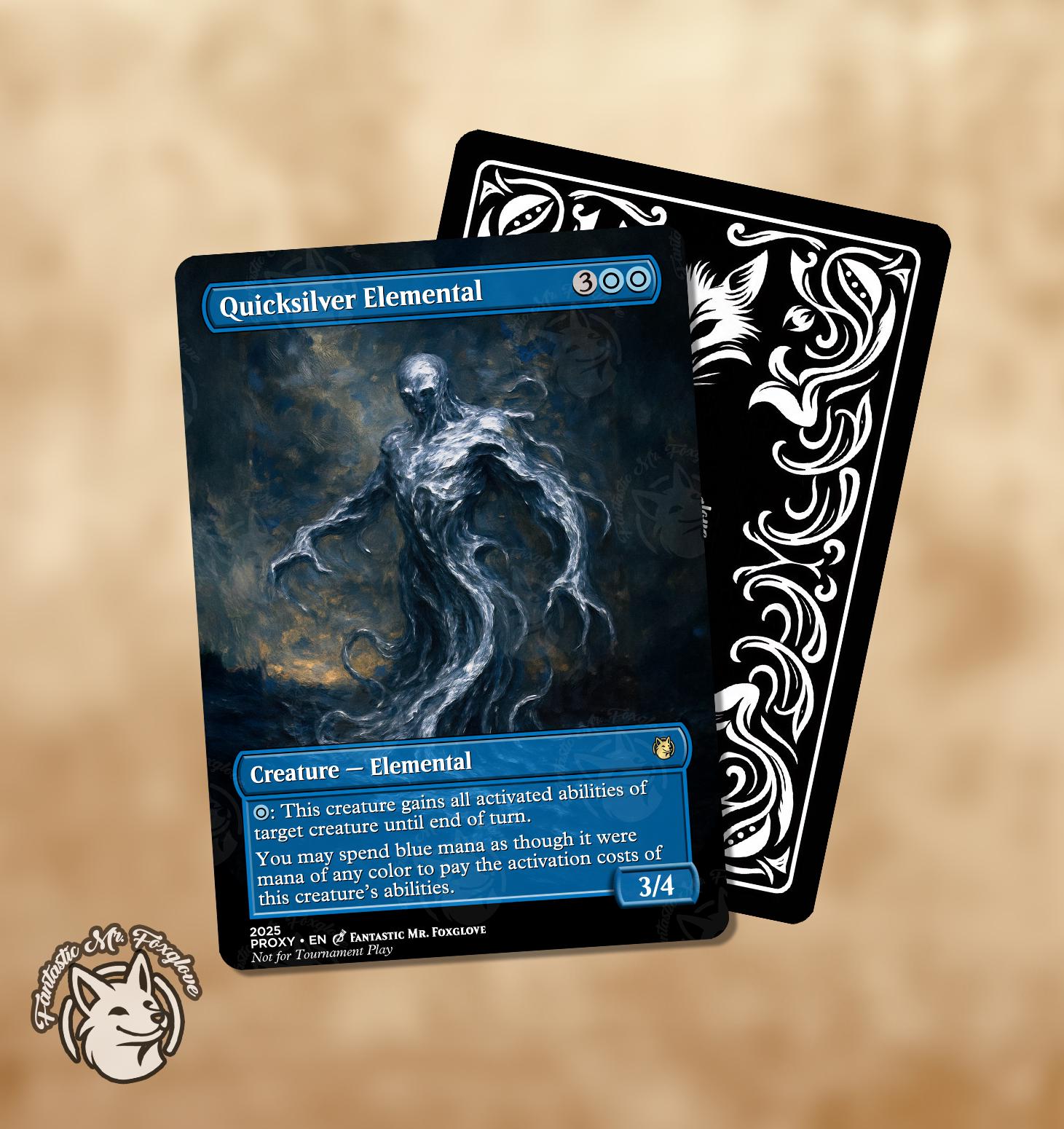 Quicksilver Elemental | Proxy Card - Etsy