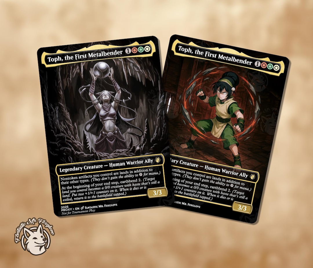 Toph, the First Metalbender | Proxy Card Choose Your Art! - Etsy Toph, the First Metalbender | Proxy Card Choose Your Art! - Etsy