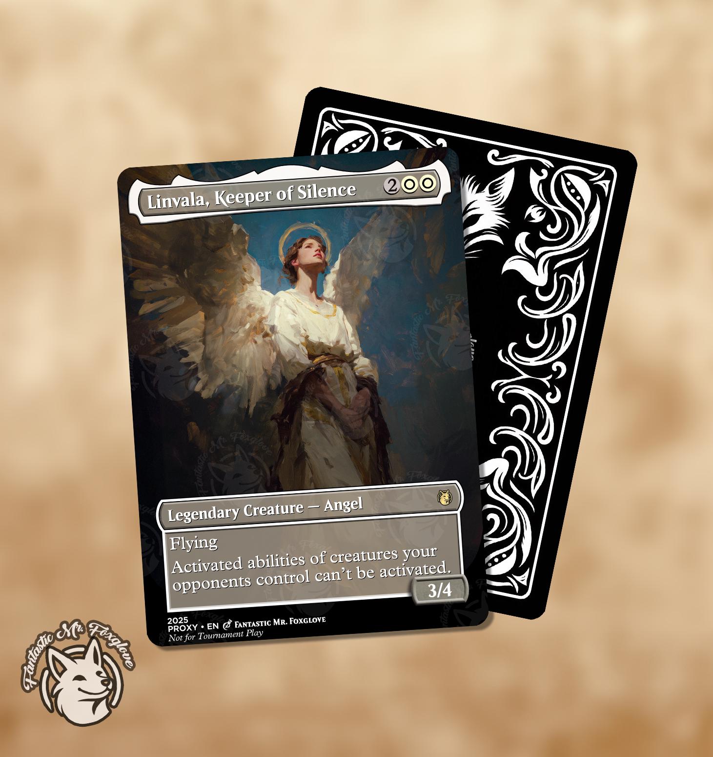 Linvala, Keeper of Silence | Proxy Card - Etsy