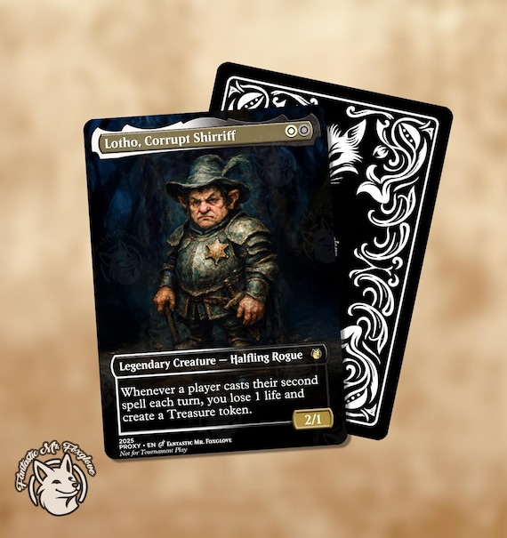 Lotho, Corrupt Shirriff | Proxy Card - Etsy