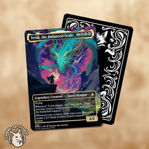 Teval, the Balanced Scale | Proxy Card — Choose Your Art! - Etsy