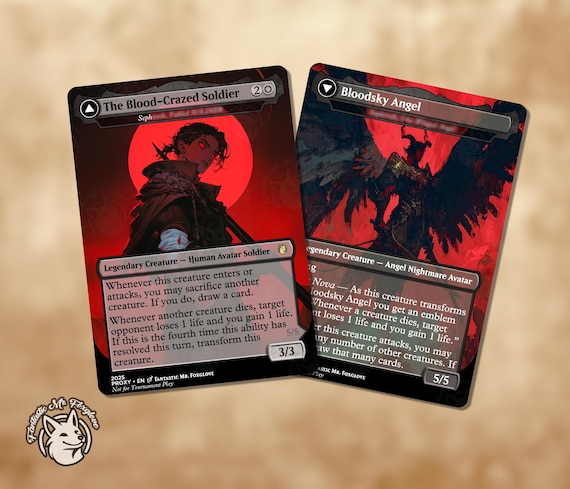 Sephirot, Fabled Soldier | Proxy Card — Custom In-Universe Nickname Version + Choose Your Art!