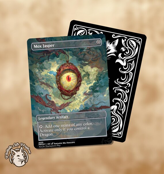 Mox Jasper | Proxy Card — choose Your Art! - Etsy