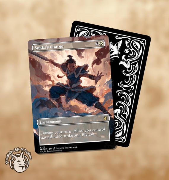 Sokka's Charge | Proxy Card - Etsy